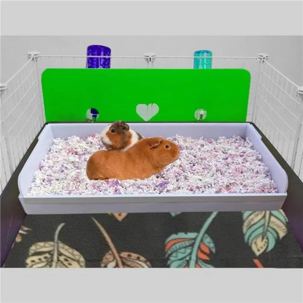 Guinea Pig Litter Box Small Animal Bedding Patty Pan for Training Hay Box New